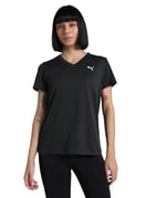 PUMA W Tad Essential Vneck Tee Tişörtler Üniseks Yetişkin