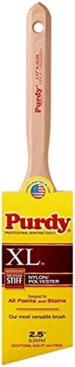 Purdy 144152325 XL Glide Naylon/Polyester Fırça Açı Kanatı, Siyah, 6,4 cm