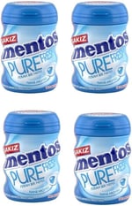 Pure Fresh Nane Aromalı Şekersiz Draje Sakız 4 Adet * 60 Gr.