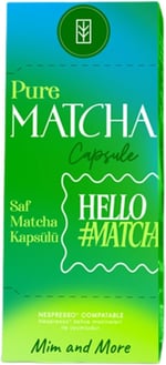 Pure Matcha Kapsül – Nespresso Uyumlu Saf Matcha Tozu, 10'lu Paket