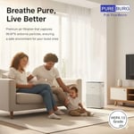 PUREBURG HEPA Yedek Filtre Electrolux FA31-201GY Hava Temizleyici Flow A3 / A3UV, FA31-203PK FA31-203WT FA31-203GN FA31-203GY ile Uyumlu
