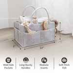 PUTSKA Bebek Bezi Caddy Organizatör Kreş Sepeti - Bebek Sepeti Bebek Duş Listesi İçin Hediye Kaydı. Bebeğin Temel Olması Gerekenler. Yeni Doğan Erkek Çocuk Odası Dekoru veya Kız Çocuk Odası Dekoru