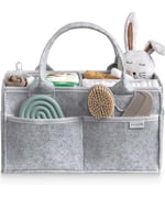 PUTSKA Bebek Bezi Caddy Organizatör Kreş Sepeti - Bebek Sepeti Bebek Duş Listesi İçin Hediye Kaydı. Bebeğin Temel Olması Gerekenler. Yeni Doğan Erkek Çocuk Odası Dekoru veya Kız Çocuk Odası Dekoru