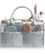 PUTSKA Bebek Bezi Caddy Organizatör Kreş Sepeti - Bebek Sepeti Bebek Duş Listesi İçin Hediye Kaydı. Bebeğin Temel Olması Gerekenler. Yeni Doğan Erkek Çocuk Odası Dekoru veya Kız Çocuk Odası Dekoru