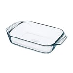 Pyrex - Karşı konulmaz - Dikdörtgen cam pişirme kalıbı, şeffaf, 31 x 20 cm