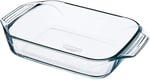 Pyrex - Karşı konulmaz - Dikdörtgen cam pişirme kalıbı, şeffaf, 31 x 20 cm