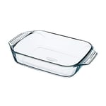 Pyrex - Karşı konulmaz - Dikdörtgen cam pişirme kalıbı, şeffaf, 31 x 20 cm