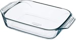 Pyrex - Karşı konulmaz - Dikdörtgen cam pişirme kalıbı, şeffaf, 31 x 20 cm