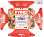 Pyrex - Karşı konulmaz - Dikdörtgen cam pişirme kalıbı, şeffaf, 31 x 20 cm