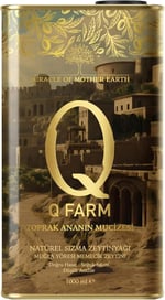 Q FARM DOGRU HASAT ZEYTINYAGI TENEKE 1000 ML