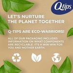 Q-tips Pamuk Bezler Organik Bezler 4 Paket Ultimate Ev ve Güzellik Aracı Organik Pamuktan Üretilmiştir, Kağıt Ambalaj 400 Adet