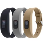 QGHXO Garmin Vivofit 3 için kayış, Garmin Vivofit 3 / Vivofit JR/Vivofit JR 2 Aktivite İzleyici için yumuşak silikon yedek kayış, 6,0