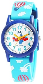 Q&Q Çocuk Saati Silikon Bileklik Toka Toka Öğrenme Saati Analog Kuvars VR99J018Y