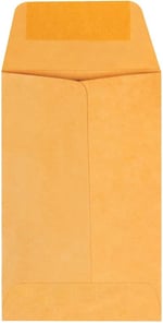 Quality Park #1 Bozuk Para ve Küçük Parça Zarfı, 28 lb. Kahverengi Kraft, 5.7x8.9 cm, 500'lü Kutu (50162)
