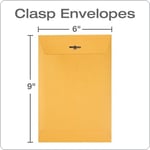 Quality Park 37855 Zarf, 15,2 x 22,9 cm, 100 adet.
