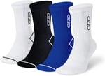 Quezo OzzoSeries Unisex 2'li Paket Spor Çorap - Pamuklu, Hafif, Terleme Koku Yapmaz - Atletik Dayanıklı Performans Çorap - Kadın ve Erkek
