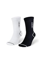 Quezo OzzoSeries Unisex 2'li Paket Spor Çorap - Pamuklu, Hafif, Terleme Koku Yapmaz - Atletik Dayanıklı Performans Çorap - Kadın ve Erkek