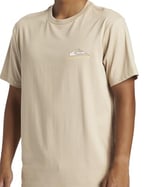 Quiksilver Aqyzt09563 Step Up Mor Bej Erkek T-Shirt