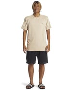 Quiksilver Aqyzt09563 Step Up Mor Bej Erkek T-Shirt