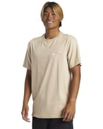 Quiksilver Aqyzt09563 Step Up Mor Bej Erkek T-Shirt