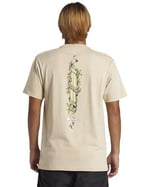 Quiksilver Aqyzt09563 Step Up Mor Bej Erkek T-Shirt