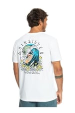Quiksilver-Eqyzt07226 Originalbarrel M Tees Beyaz Erkek T-shirt