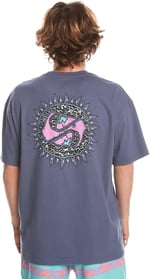Quiksilver Eqyzt07653 Spin Cycle Ss Pembe Erkek T-Shirt