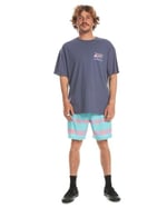 Quiksilver Eqyzt07653 Spin Cycle Ss Pembe Erkek T-Shirt
