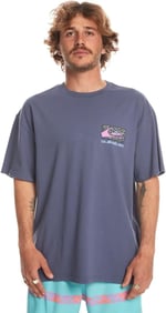 Quiksilver Eqyzt07653 Spin Cycle Ss Pembe Erkek T-Shirt