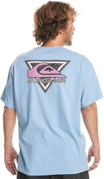 Quiksilver Eqyzt07654 Take Us Back Logo Açık Mavi Erkek T-Shirt