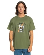 Quiksilver Eqyzt07674 One Last Surf Ss Siyah Erkek T-Shirt