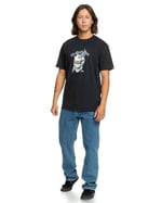 Quiksilver Eqyzt07674 One Last Surf Ss Siyah Erkek T-Shirt