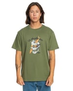 Quiksilver Eqyzt07674 One Last Surf Ss Siyah Erkek T-Shirt