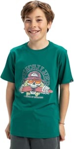 Quiksilver Ev Skull Feast SS YTH Erkek Çocuk Tişörtü (1'li Paket)
