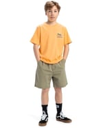 Quiksilver Ev Sunny Palms Yth Erkek Çocuk Sarı Tişört