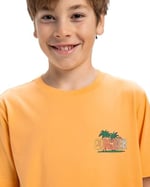 Quiksilver Ev Sunny Palms Yth Erkek Çocuk Sarı Tişört