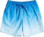 Quiksilver Everyday Warped Logo Volley 17 sörf şortu Erkek