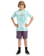 Quiksilver Frog Ritual Youth Erkek Çocuk Mavi Tişört