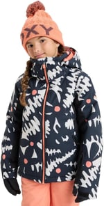 Quiksilver Kız Çocuk Kayak Montu, 14 Yaş, Free Jet Girl, Siyah, Kız çocuk