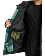 Quiksilver Mission baskılı erkek çocuk yeleği (tekli paket)