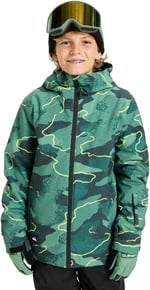 Quiksilver Mission baskılı erkek çocuk yeleği (tekli paket)
