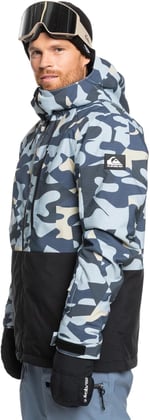 Quiksilver MISSION PRINTED BLOCK JK Erkek Snowboard Ceketi