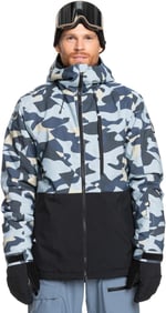 Quiksilver MISSION PRINTED BLOCK JK Erkek Snowboard Ceketi