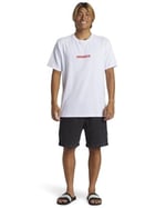Quiksilver QS CLICKER LOGO DNA BEYAZ Erkek Tshirt BEYAZ L