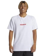 Quiksilver QS CLICKER LOGO DNA BEYAZ Erkek Tshirt BEYAZ M