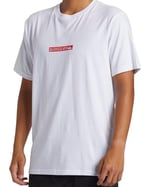 Quiksilver QS CLICKER LOGO DNA BEYAZ Erkek Tshirt BEYAZ S