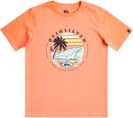 Quiksilver Qssurfclub B Çocuk Kısa Kollu T-Shirt Turuncu XL/16 Mercan