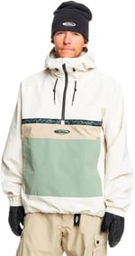 Quiksilver Steeze Jacket S, Beyaz, S