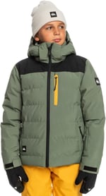 Quiksilver The Edge Youth Erkek Çocuk Yeşil Snowboard Ceketi - Seçenekler: 14 Yıl, 12 Yıl, XL/16