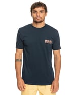 Quikspray M Erkek Çok Renkli Günlük Stil T-shirt EQYZT07222-BYJ0